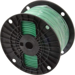 Southwire - THHN/THWN, 14 AWG, 15 Amp, 500' Long, Solid Core, 1 Strand Building Wire - Green, Thermoplastic Insulation - Top Tool & Supply