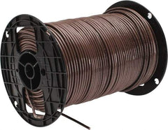 Southwire - THHN/THWN, 10 AWG, 30 Amp, 500' Long, Solid Core, 1 Strand Building Wire - Brown, Thermoplastic Insulation - Top Tool & Supply