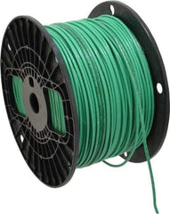 Southwire - THHN/THWN, 14 AWG, 15 Amp, 500' Long, Stranded Core, 19 Strand Building Wire - Green, Thermoplastic Insulation - Top Tool & Supply