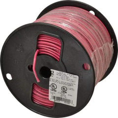 Southwire - THHN/THWN, 12 AWG, 20 Amp, 500' Long, Stranded Core, 19 Strand Building Wire - Red, Thermoplastic Insulation - Top Tool & Supply