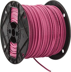 Southwire - THHN/THWN, 12 AWG, 20 Amp, 500' Long, Stranded Core, 19 Strand Building Wire - Pink, Thermoplastic Insulation - Top Tool & Supply