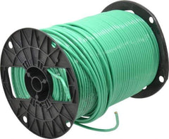 Southwire - THHN/THWN, 10 AWG, 30 Amp, 500' Long, Stranded Core, 19 Strand Building Wire - Green, Thermoplastic Insulation - Top Tool & Supply