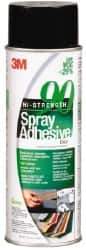 3M - 24 oz Aerosol Clear Spray Adhesive - High Tack, 200°F Heat Resistance, 50 Sq Ft Coverage, High Strength Bond, 30 min Max Bonding Time, Flammable, Series High-Strength 90 - Top Tool & Supply