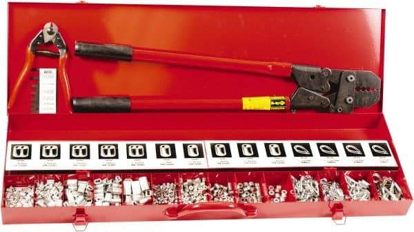 Loos & Co. - Multi-Cavity Hand Swaging Tool - Steel Tubing Handle - Top Tool & Supply