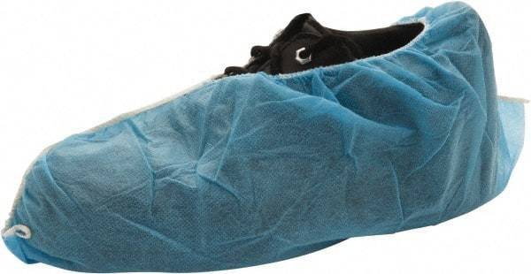 PRO-SAFE - Size L, Polypropylene, Standard Shoe Cover - Blue, Non-Chemical Resistant & Water Resistant - Top Tool & Supply