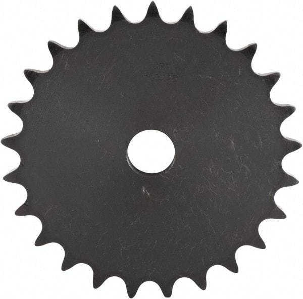 U.S. Tsubaki - 34 Teeth, 1/2" Chain Pitch, Chain Size 40, "A" Plate Roller Chain Sprocket - 19/32" Bore Diam, 5.419" Pitch Diam, 5.7" Outside Diam - Top Tool & Supply