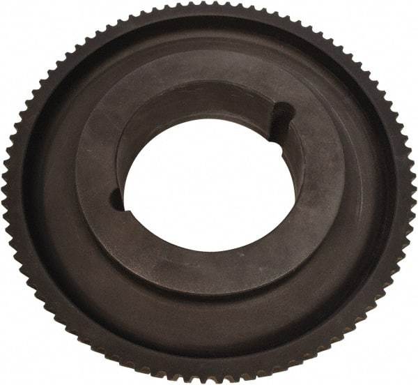 Continental ContiTech - 50 Tooth, 105" Inside x 125.72" Outside Diam, Synchronous Belt Drive Sprocket Timing Belt Pulley - 0.472" Belt Width, 8" Pitch Diam, Cast Iron, 2012TL Bushing - Top Tool & Supply