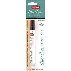 Krylon - 0.33 oz Black Gloss Finish Paint Pen - Pen, Direct to Metal, 565 gL VOC Compliance - Top Tool & Supply