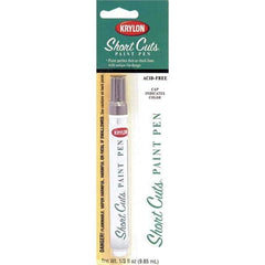 Krylon - 0.33 oz Chrome Metallic Finish Paint Pen - Pen, Direct to Metal, 742 gL VOC Compliance - Top Tool & Supply