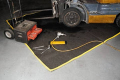 Eagle - 12' Long x 12' Wide x 1/4" High, Spill Containment Sorbent - Compatible with Leak Protection Items - Top Tool & Supply