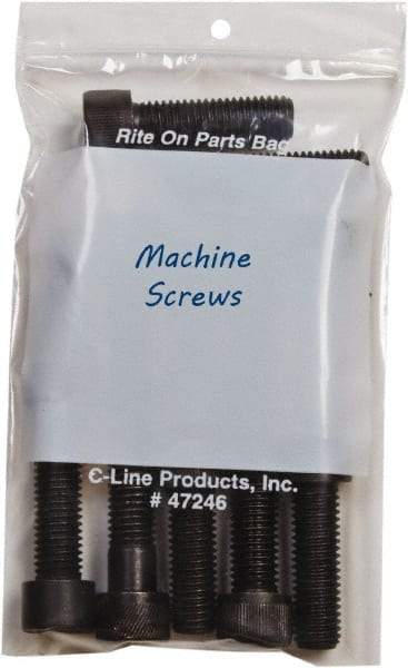 C-LINE - 4 x 10-7/8", 2 mil Self-Seal Reclosable Bags - Clear - Top Tool & Supply