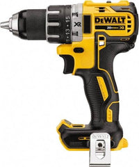 DeWALT - 20 Volt 1/2" Chuck Mid-Handle Cordless Drill - 0-500 & 0-2000 RPM, Keyless Chuck, Reversible, Lithium-Ion Batteries Not Included - Top Tool & Supply