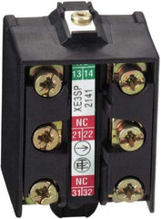 Telemecanique Sensors - 1.6 Inch Long, Limit Switch Contact Block - For Use with Limit Switches - Top Tool & Supply