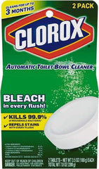 Clorox - 3.5 oz Tablet Solid Toilet Bowl Cleaner - Unscented Scent, Disinfectant, Bathroom Surfaces - Top Tool & Supply