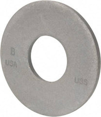 Bowmalloy - 1-1/8" Screw, Grade 9 Steel SAE Flat Washer - 1-3/16" ID x 2-1/4" OD, 9/64" Thick, Bowma-Guard Finish - Top Tool & Supply