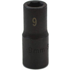 SK - Impact Socket - 3/8"DR 6PT 9MM SEMI-DEEP IMPACT SOCKET - Top Tool & Supply