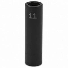 SK - Impact Socket - 3/8"DR 11MM DEEP IMPACT SOCKET - Top Tool & Supply