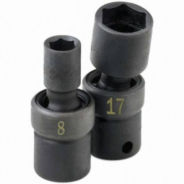 SK - Impact Socket - 1/4"DR 14MM SWIVEL IMPACT SOCKET - Top Tool & Supply