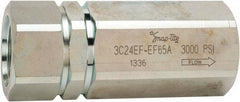 Parker - 125 GPM 1-1/2-11-1/2 Inlet Steel Hydraulic Control Valve - 3,000 psi, 2-1/2" Wide x 6-1/2" Long - Top Tool & Supply