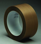 List 5451 1/2" x 36 yds PTFE Glass Cloth Tape - Brown - Top Tool & Supply