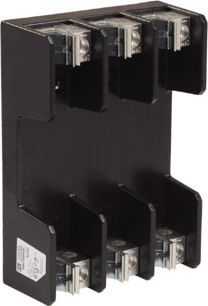 Square D - 3 Pole, 600 Volt, 100 Amp, Surface Mount Fuse Holder - Compatible with R Class Fuse - Top Tool & Supply