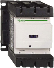 Schneider Electric - 3 Pole, 110 Coil VAC at 50/60 Hz, 115 Amp at 440 VAC, Nonreversible IEC Contactor - Bureau Veritas, CCC, CSA, CSA C22.2 No. 14, DNV, EN/IEC 60947-4-1, EN/IEC 60947-5-1, GL, GOST, LROS, RINA, RoHS Compliant, UL 508, UL Listed - Top Tool & Supply