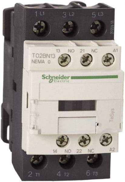 Square D - 3 Pole, 120 Coil VAC, 18 Amp NEMA Contactor - Open Enclosure - Top Tool & Supply