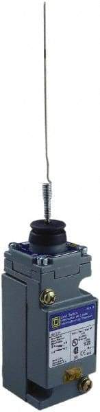 Square D - DPDT, 2NC/2NO, 600 Volt Screw Terminal, Cat Whisker Actuator, General Purpose Limit Switch - 1, 2, 4, 6, 12, 13, 6P NEMA Rating, IP67 IPR Rating - Top Tool & Supply