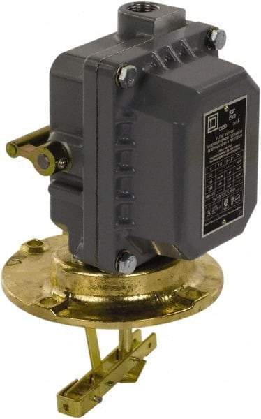 Square D - 4 NEMA Rated, DPST, Float Switch Pressure and Level Switch - 575 VAC, Line-Load-Load-Line Terminal - Top Tool & Supply