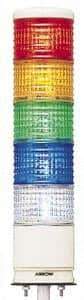 Schneider Electric - LED Lamp, Blue, Clear, Green, Orange, Red, Flashing and Steady, Preassembled Stackable Tower Light Module Unit - 24 VDC, 500 Milliamp, IP54 Ingress Rating, Base Mount - Top Tool & Supply