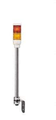 Schneider Electric - LED Lamp, Orange, Red, Steady, Preassembled Stackable Tower Light Module Unit - 24 VAC/VDC, 50 Milliamp, IP23, IP54 Ingress Rating, Pipe Mount - Top Tool & Supply