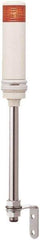 Schneider Electric - Red LED Flashing & Steady Stackable Tower Light with Buzzer - 70 to 85 dB, Pipe Mount, IP23, IP54, 24V, 14 to 122°F - Top Tool & Supply