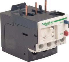 Schneider Electric - 3 Pole, NEMA Size 00-1, 2.5 to 4 Amp, 690 VAC, Thermal NEMA Overload Relay - Trip Class 20, For Use with LC1D09, LC1D12, LC1D18, LC1D25, LC1D32 and LC1D38 - Top Tool & Supply