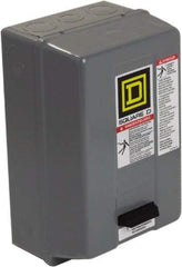 Square D - 600 Coil VAC, 27 Amp, NEMA Size 1, Enclosed Enclosure NEMA Motor Starter - 1 Phase hp: 7 1/2 at 200 Volt, 7 1/2 at 230 Volt, 3 Phase hp: 10 at 460 Volt, 10 at 575 Volt, 1 Enclosure Rating - Top Tool & Supply