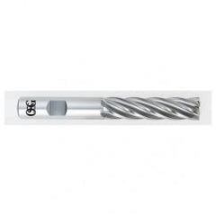 5/8 Dia. x 4-5/8 Overall Length 4-Flute Square End HSS-CO SE End Mill-Round Shank-Non-Center Cutting-Uncoated - Top Tool & Supply