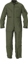 PROPPER - Size 46 Short, Green, Zipper Front, Flame Resistant Coveralls - Nomex, Open Wrists and Ankles, 6 Pockets - Top Tool & Supply