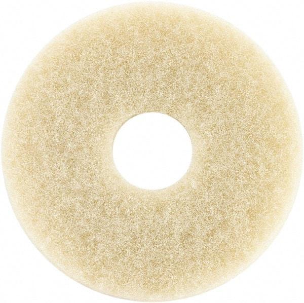 Oreck - Polishing Pad - 12" Machine, Beige Pad, Cotton - Top Tool & Supply