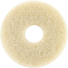 Oreck - Polishing Pad - 12" Machine, Beige Pad, Cotton - Top Tool & Supply