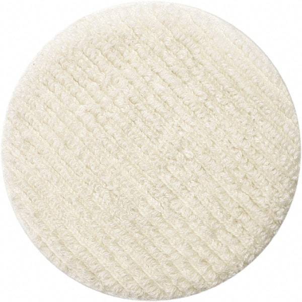 Oreck - Polishing Pad - 12" Machine, White Pad, Cotton - Top Tool & Supply