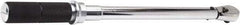 GearWrench - 3/8" Drive Micrometer Torque Wrench - 10 Ft/Lb to 100 Ft/Lb Torque, 17.1" OAL, 1/2 Ft/Lb Graduation, Teardrop Ratchet Head - Top Tool & Supply