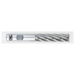 5/16 Dia. x 3-1/8 Overall Length 4-Flute Square End HSS-CO SE End Mill-Round Shank-Center Cutting-Uncoated - Top Tool & Supply