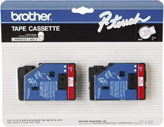 Brother - 1/2" Wide x 300" Long, White Tape Cassette - For Label Maker - Top Tool & Supply