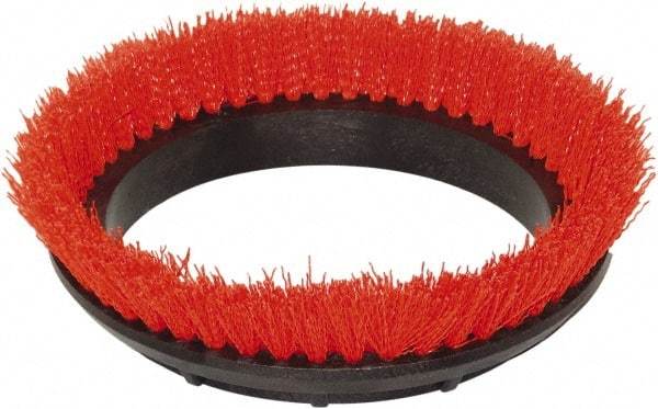 Bissell - Scrubbing Brush - 12" Machine, Orange Pad, Polyester - Top Tool & Supply