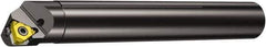 Sandvik Coromant - Internal Thread, Right Hand Cut, 10mm Shank Width x 10mm Shank Height Indexable Threading Toolholder - 5.9055" OAL, Various Insert Compatibility, R166.0L Toolholder, Series T-Max U-Lock 166 - Top Tool & Supply