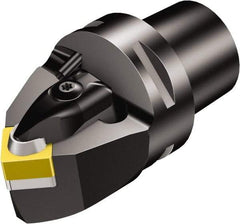 Sandvik Coromant - Neutral Cut, Size C6, SNG 553 & SNGN 15 07 12 Insert Compatiblity, Modular Turning & Profiling Cutting Unit Head - 0.5mm Ctr to Cutting Edge, 65mm Head Length, Through Coolant, Series T-Max - Top Tool & Supply