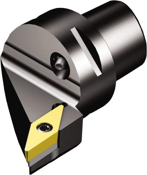 Sandvik Coromant - Right Hand Cut, Size C5, VBMT 11 02 04 & VBMT 2(1.5)1 Insert Compatiblity, Internal Modular Turning & Profiling Cutting Unit Head - 35mm Ctr to Cutting Edge, 60mm Head Length, Through Coolant, Series CoroTurn 107 - Top Tool & Supply