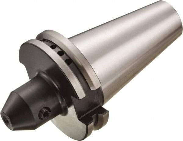 Sandvik Coromant - ISO50 Taper Shank 32mm Hole End Mill Holder/Adapter - 58mm Nose Diam, 160mm Projection, Through-Spindle & DIN Flange Coolant - Exact Industrial Supply