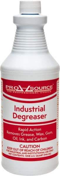 PRO-SOURCE - 32 oz Spray Bottle Cleaner/Degreaser - Liquid, Butyl-Based, Lemon - Top Tool & Supply