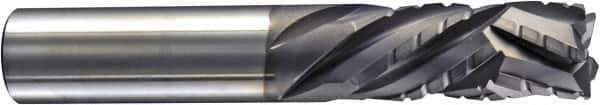 Niagara Cutter - 1/2" Cutting Diam x 1-1/4" Length of Cut, 7 Flute, Compression Spiral Router Bit - Diamond Coated, Right Hand Cut, Solid Carbide, 3" OAL x 1/2" Shank Diam, Chipbreaker, 30° Helix Angle - Top Tool & Supply