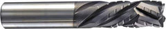 Niagara Cutter - 1/4" Cutting Diam x 3/4" Length of Cut, 5 Flute, Compression Spiral Router Bit - Diamond Coated, Right Hand Cut, Solid Carbide, 2-1/2" OAL x 1/4" Shank Diam, Chipbreaker, 30° Helix Angle - Top Tool & Supply